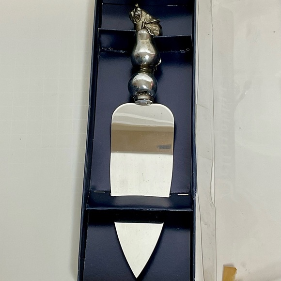 Cake Serve Stacked Pears Handle Stainless Steel - Picture 5 of 16